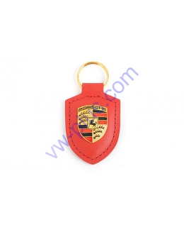 Брелок для ключей Porsche Универсальный (логотип) из натуральной кожи, WAP0500920E - VAG